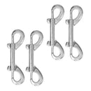 4x  Heavy Duty Double End Snap Trigger Clips Key Holder Carabiner for Keyring