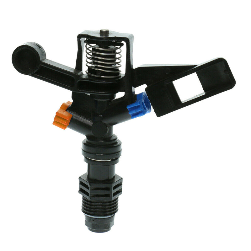 12Pcs 1/2 inch Heavy Duty Plastic Impact Head Sprinkler 25-360 Degree - DN15