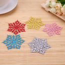 Heart Snowflake Cutting Dies Scrapbook Embossing DIY Paper Card(6.8cm) A