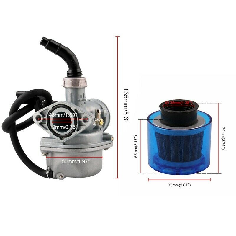 19Mm Carb 50Cc 70Cc 90Cc 110Cc 125Cc Engine Atv Pit Dirt Bike Carburetor an C1O9