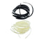 20pcs 10mm Black&White Plastic Alice Hair Bands Headbands DIY Hair Headwear