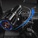 Quick Charge QC 3.0 USB Car Charger 3.1A Fast Charging Charger Adapter