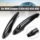 2Pcs Carbon Fiber Car Door Handle Cover Car Styling Exterior for BMW MINI C