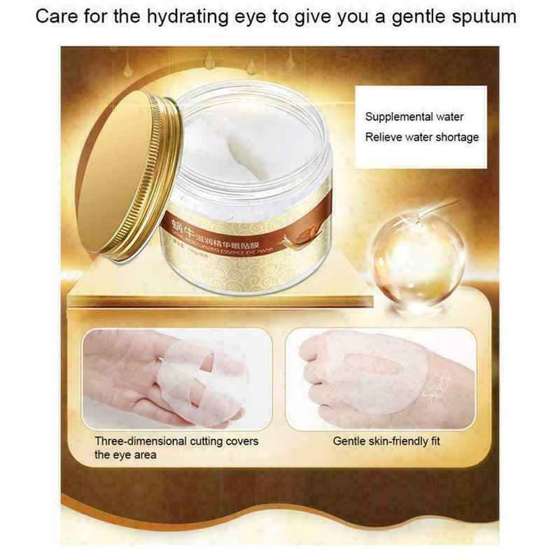 80 pieces remove fine lines dark eyes nourishing lightening For eyes snail B5M7