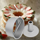 7" Aluminum Chiffon Cake Baking Mold Angel Food Cake Pan Mould DIY Reusable