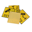 3pcs/set CCTV Security System Camera Sign Waterproof Warning StickersES