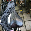 Waterproof Bicycle Seat Cover Elastic Rain Dust Resistant Outdoor Cover Bik O5Y6