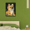 Full Drill Round Diamond Painting Dog Cross Stitch 5D Embroidery Bead Art