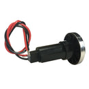 Black Boat Stern Navigation Light Plug-in Base 2-Prong Pole Light Mounting Base