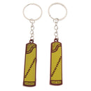 2 Pcs Guitar Keychain Key Chain Piano Key Chain Purse Bag Pendant C