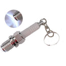 Casual Fashion LED Key Chain Spark Plug Key Chain Keychain Car Parts Keyring MO