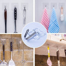 New Bathroom Kitchen Organizer Hanger Hooks Wall Hanging Door Towel Holder Rack