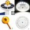 Solar Flag Pole Light 26 LED Automatic Waterproof Outdoor Night Lamp