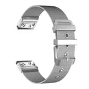 Milanese Stainless Steel Watch Band Strap w/Case For Garmin Fenix 5X F3 F3HR