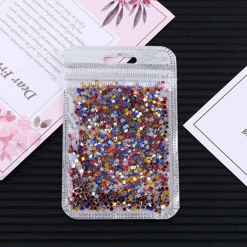2000pcs Mini Glitter Stars Sequins DIY Nail Art Rhinestones Decorations