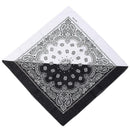 Hip Hop Cotton Paisley Bandanas Double Sided Head Wrap Scarf Wristband 1pcs