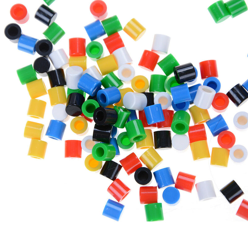 100pcs/lot  Plastic Cap Hat for 6*6mm Tactile Push Button Switch Lid Cover  Nw