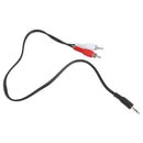 3.5mm jack mini plugto 2 RCA male stereo ohono audio speaker adapter cable