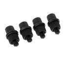 4x Motorcycles Motorbike Scooter Nylon License Plate Fastening Bolts Screws