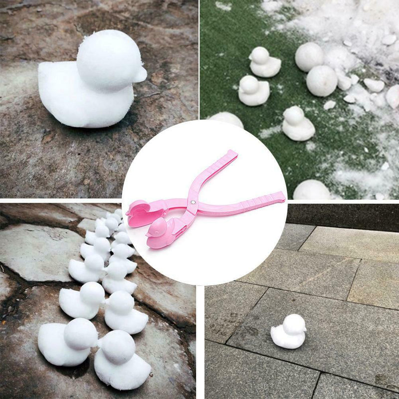 Cartoon Duck Snowball Maker Clip Kids Winter Outdoor Sports Snow Sand Mold