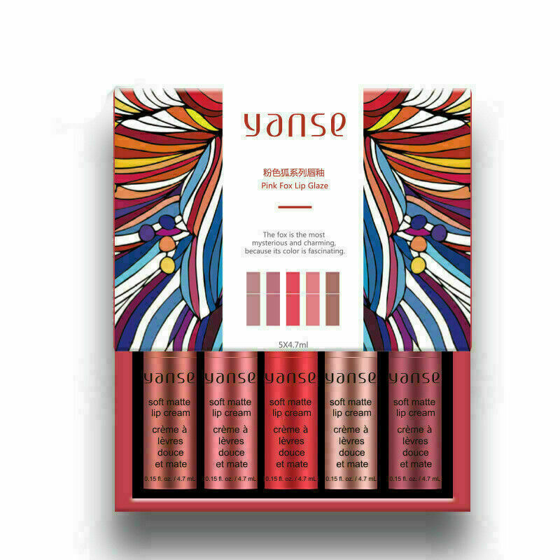 Waterproof Long Lasting Liquid Matte Lipstick Lip Liner Makeup-SetKit S8L0 Q3M2