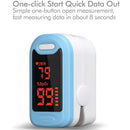 Black Motion Measurement Heart Rate Device Finger Pulse Oximeter Blood Oxyg