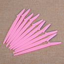 10Pcs Facial Eyebrow Razor Trimmer Shaper Shaver Blade Face Hair Remover Tool