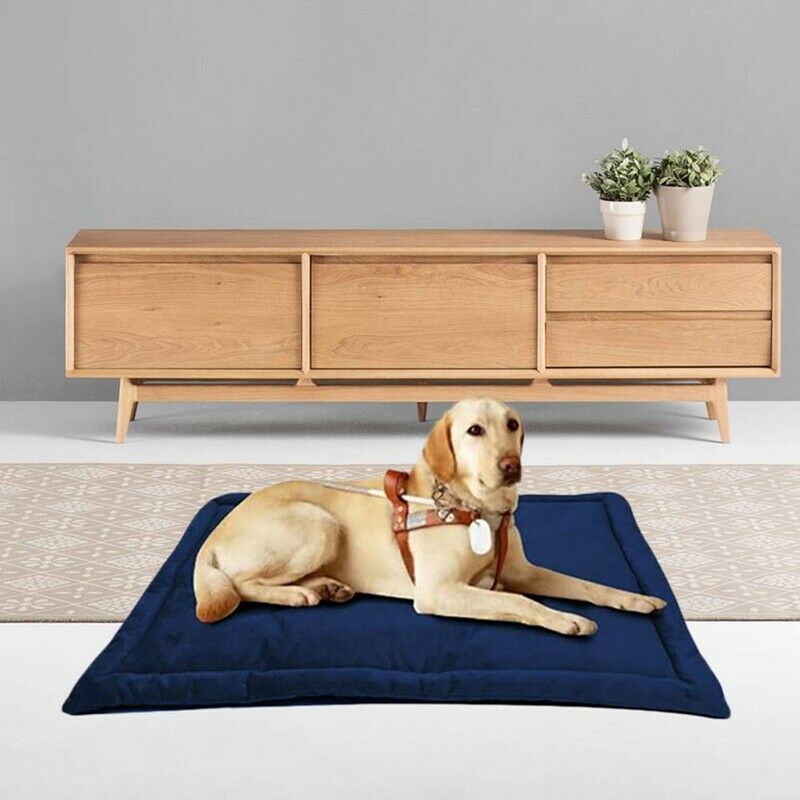 Dog Bed Mat, Dog Crate Pad Mat, Dog Mattress Washable Blankets Anti-Slip Pe