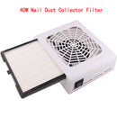 40W Nail Dust Collector Filter Manicure Screen Plate Suction Nail Vacuum Clea Gw