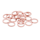 Tattoo Machine Copper Crush Washer Flat Ring 16mmx20mmx1mm 20 Pcs