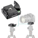 Quick Release QR Plate Clamp Adapter for Manfrotto 200-PL14 RC2 DSLR Tripod