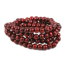 108pc 8mm Wood Beads Tibet Buddhist Prayer Bracelet Bangle Mala Necklace