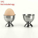 Stainless Steel Soft Stand Boiled Egg Cups Holder Tabletop Tool Kitchen Cup H7W6