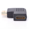 1080P left angle 90 degree male To female HDMI HDTV adapter converter connectolj