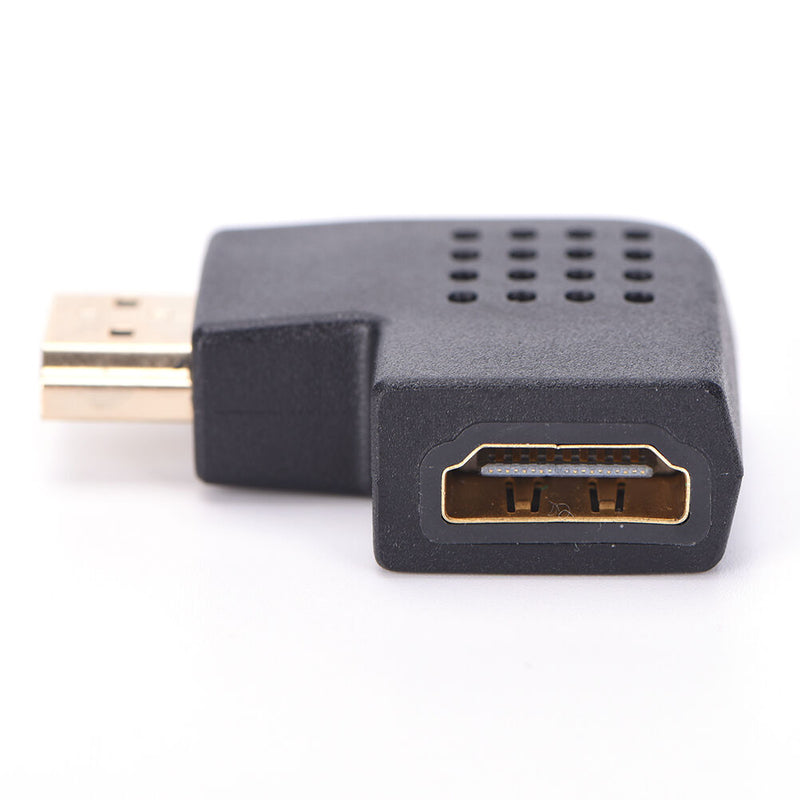 1080P left angle 90 degree male To female HDMI HDTV adapter converter connectolj