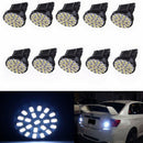 2Pcs White T25 3157 22Smd 1206 Led Car Tail Rear Brake Reverse Light Bulb OZ