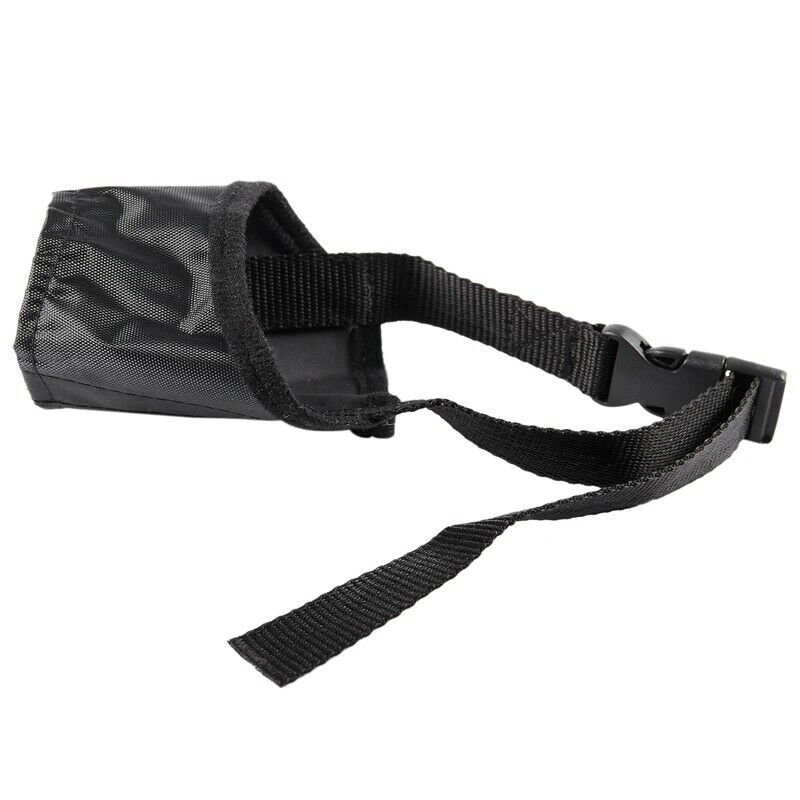 Pet Dog Muzzle Breathable & Adjustable Stop Biting Barking Nipping Chewing  K7U1
