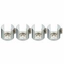 8 Pcs Round Shelves Support Brackets Clamp Clip 6-10mm Glass Wooden Acrylic L6E2