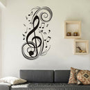 Music Wall Stickers DIY Musical Note Home Decor Wall Decals Kids Room HomeDec Kw