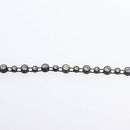 1 Yard Black Round Rhinestone Chain Ribbon Trim DIY Sewing Craft Decoration