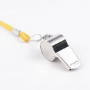 Stainless Steel Whistle Lanyard Cord Party Game Dog Training Referee Whistle