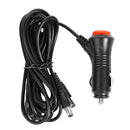 DC12V 5.5x2.1mm Car Auto Vehicle Charger Charging Power Adapter Cable Cord Black