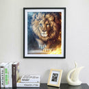 5D DIY Full Drill Diamond Painting Flame Lion Cross Stitch Embroidery Kits