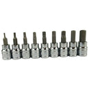 3/8 inch Drive Socket Hexagon Key Drill Set Chrome Vanadium Steel Pressure