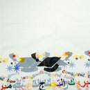 Disposable Plastic Tablecloth Doctorial Hat Table Cover Graduation Party Decor Z
