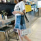 Clear Women Handbag Transparent Shoulder Bag Large Shopping Totes (White)