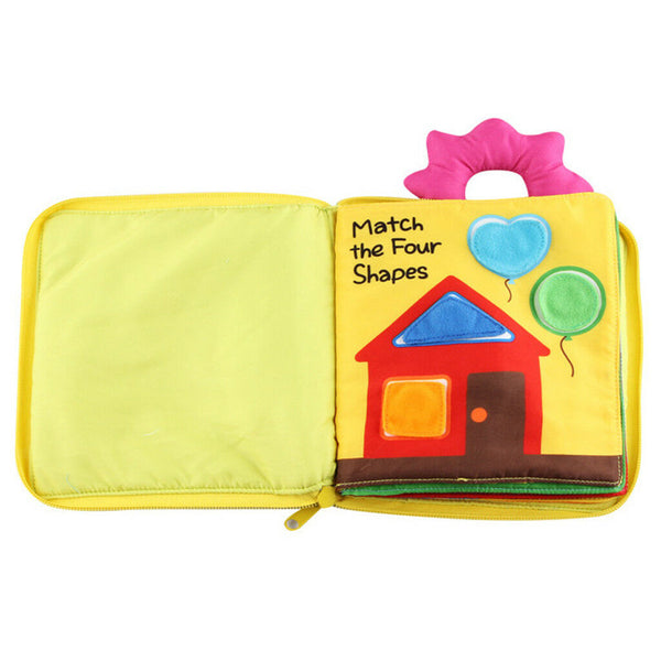 Kid Toddler Learn To Practice Zip Snap Lace Buckle Button Tie Education Book