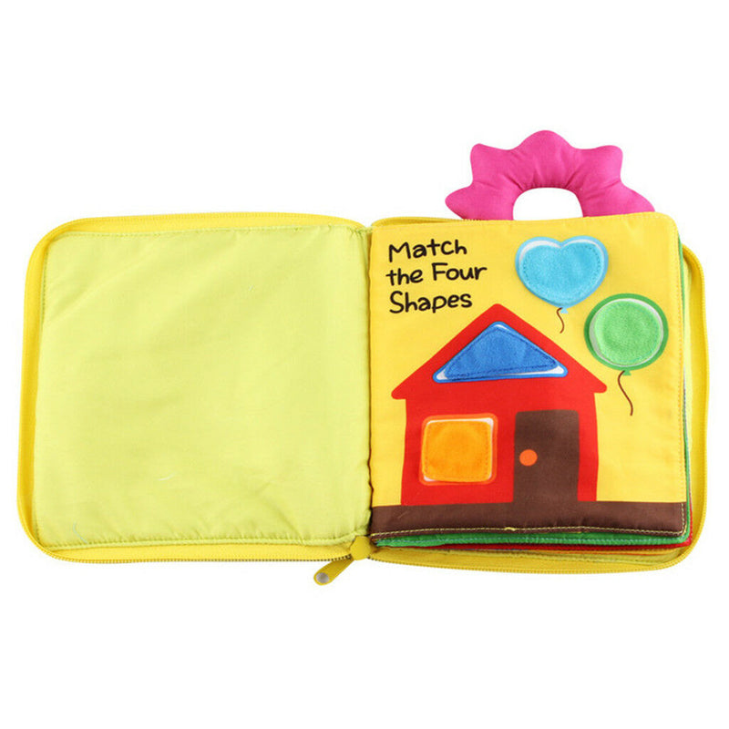 Kid Toddler Learn To Practice Zip Snap Lace Buckle Button Tie Education Book