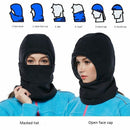 Outdoor Cycling Balaclava Winter Warm Motorcycle Helmet Liner Cap Windproof I6W4