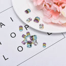 24Pcs Acrylic false french nail full finger nail tips art cover manicu%!